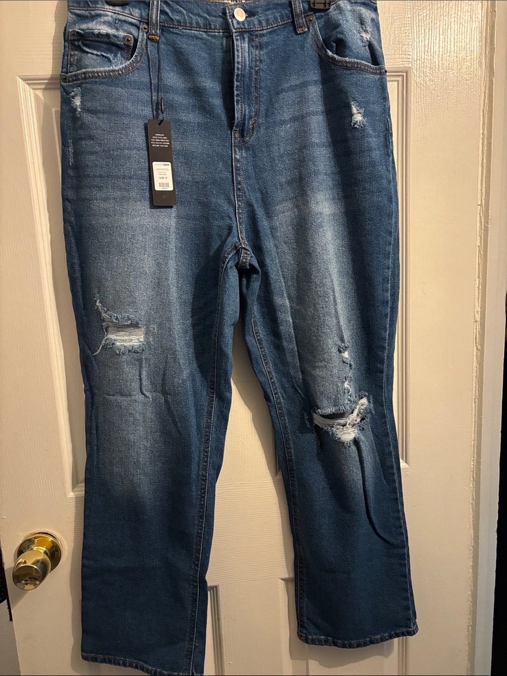 NWT FASHION NOVA SKINNY JEAN SZ 15